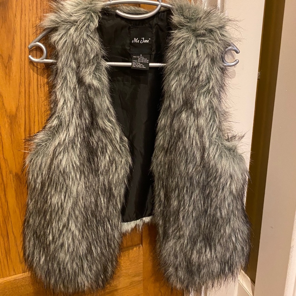 Fur faux vest